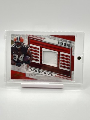 2023 Panini Absolute #TTR-NC Nick Chubb Tools of the Trade Prime #/49