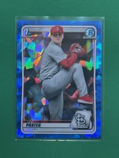 2020 Bowman Draft Sapphire Edition  #BD-125 Levi Prater 1st Bowman Chrome