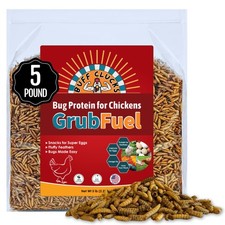Grub Fuel Black Soldier Fly Larvae for Chickens - Nutrient Packed BSFL, Susta...