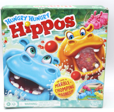 Hungry Hungry Hippos The Game of Marble Chomping Madness - Hasbro 2024