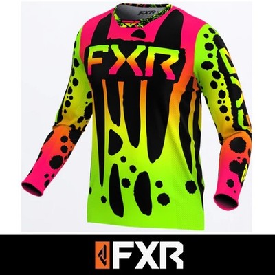 Jungen Motocross Trikot FXR ''Frogger'' Jugend Motocross Jersey - Kinder FXR MX Jersey