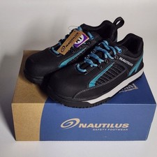 Nautilus N1466 Women's Safety Shoes Size 6 Wide Aluminum Toe EH SR Work Sneakers
