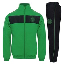 Celtic Football Club Official Soccer Gift Boys Jacket  Pants Tracksuit Set