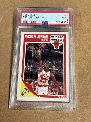 1989 Fleer Michael Jordan / PSA 9 / #21