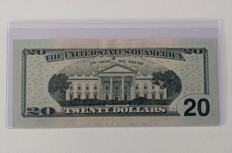 US Twenty Dollars, 2017A, $20 Bill, Birthday Note, Uncirculated  - Image 2 of 2