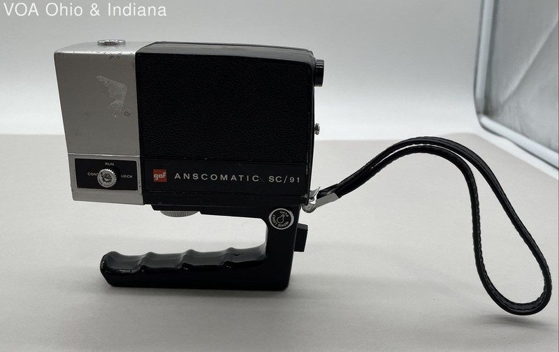 Vintage GAF Anscomatic SC/91 Super 8mm Movie Camera 15mm f/1.8 Lens Tested