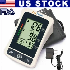 Automatic Digital Arm Blood Pressure Monitor Large BP Cuff Gauge Machine Meter