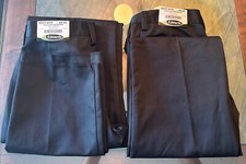  2 Pair Size 00 UL Edwards Womens Utility Chino Flat Front Pants 8537-010 NWT