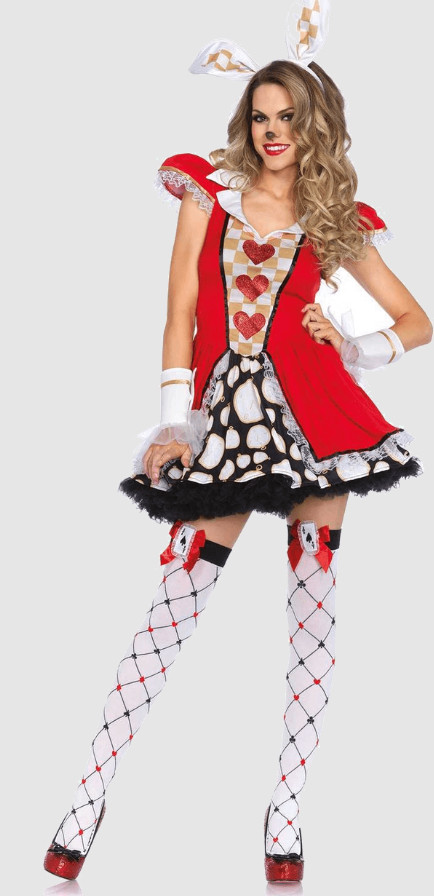 Nuevo Disfraz Tick Tock Conejo Blanco Mujer S/M