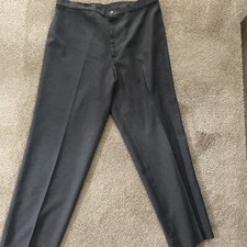 Vintage Levi Strauss BEND OVER Pants Size 38W Gray High Rise Straight Trouser