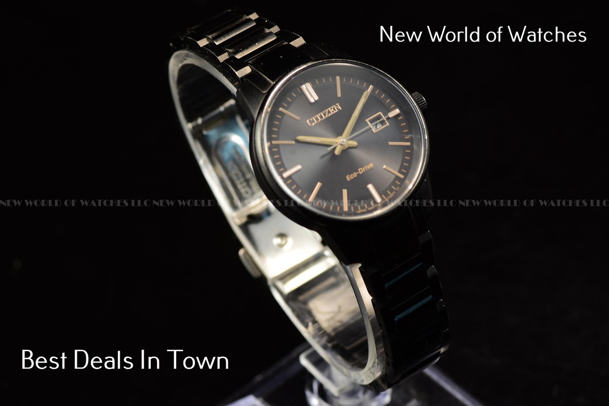 Citizen Eco-Drive EW2595-57E Casual Black Stainless Steel