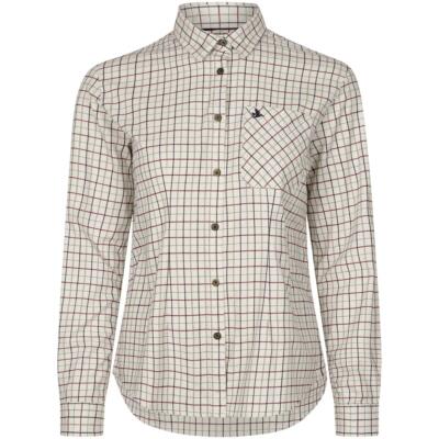 Seeland Womens Kerry Shooting Shirt Cabernet Blue Check Size Small To XXL