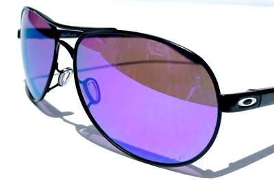 NEW Oakley FEEDBACK Satin Black 59mm POLARIZED Galaxy Violet NEW Oakley FEEDBACK Satin Black 59mm POLARIZED Galaxy Violet
