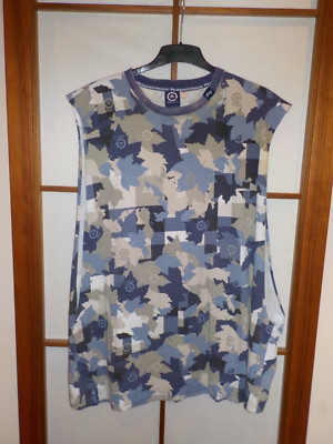 LRG Liften Research Group USA Vintage Muscle Shirt Tank Top Einzelstück blue 3XL