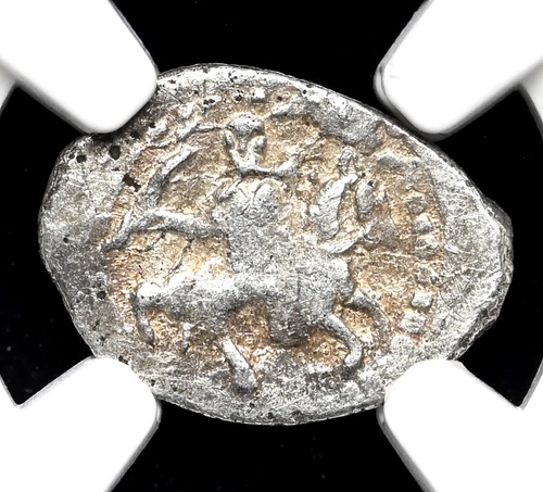 RUSSIA. Ivan IV "The Terrible", 1533-1584. Silver Kopek, Sword type, NGC XF45