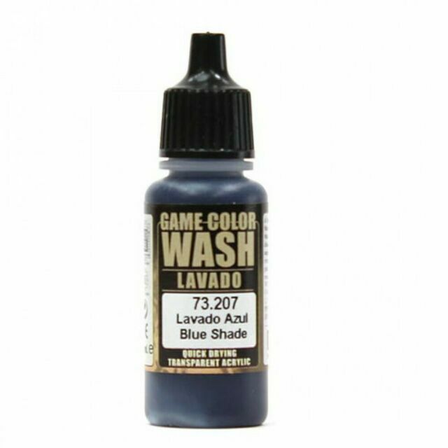 Vallejo Game Color Wash Blue – 17 Ml, Acryl-Waschfarbe Für Miniaturen & Modelle
