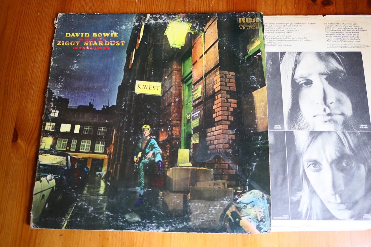 DAVID BOWIE - ZIGGY STARDUST LP - EXC+ US 1975 | eBay