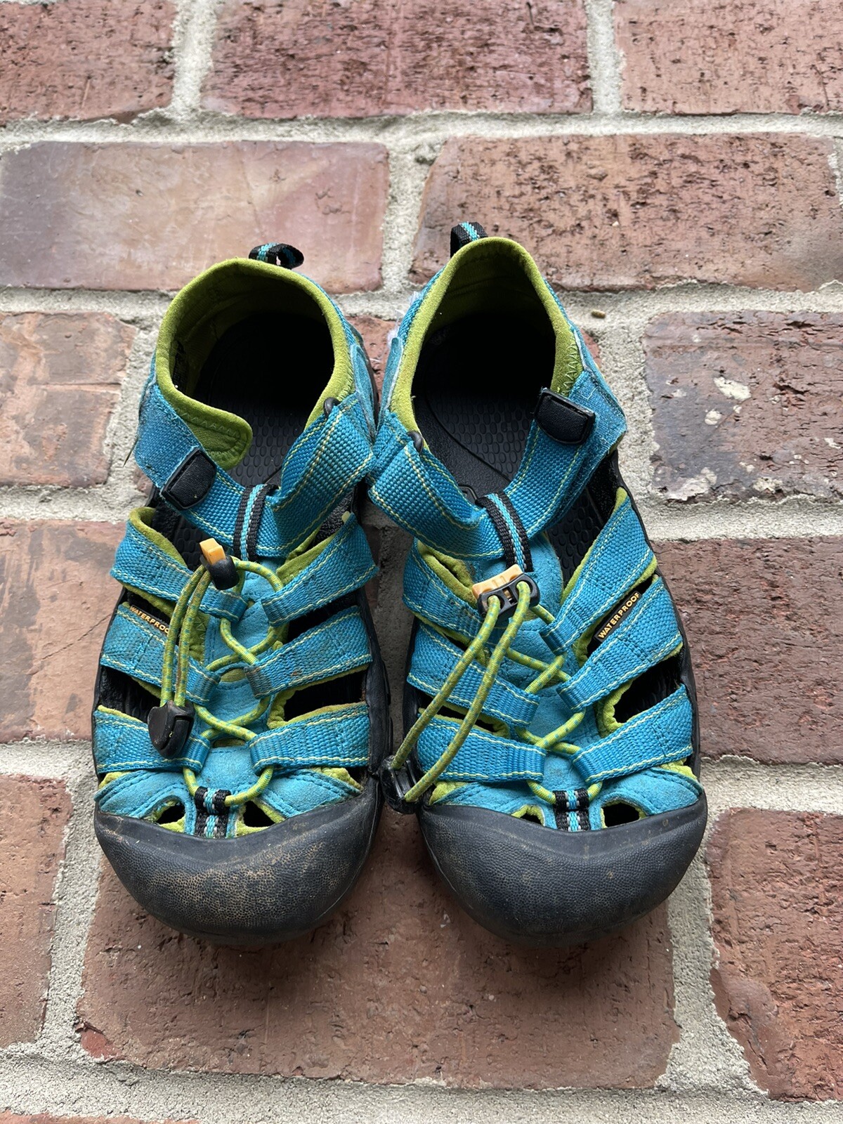 Scarpe sandali KEEN unisex giovani escursionismo sport acqua taglia 4 blu verde