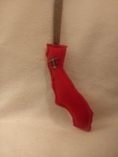 California -- I Love My State -- Christmas Ornament NEW Handcrafted Felt
