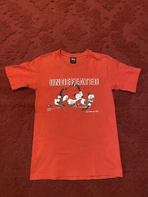 Undefeated x Disney Donald Ducks Huey Dewey Louie Hockey Stussy t