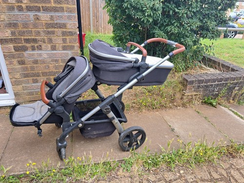 silver cross wave double pram - Picture 5 of 12