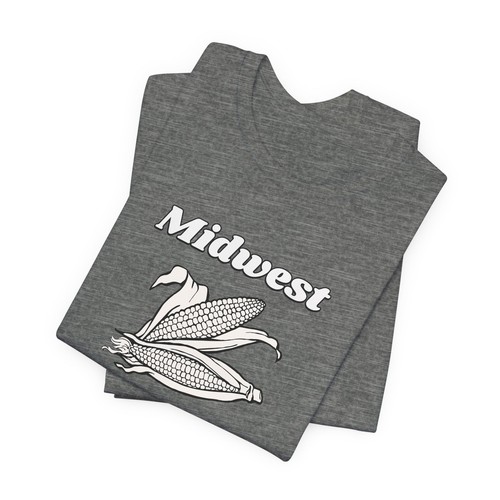 Midwest Crop Top T-Shirt, Midwest Gift, Crop, Funny Gift, Corn Gift, Chicago - Picture 5 of 9