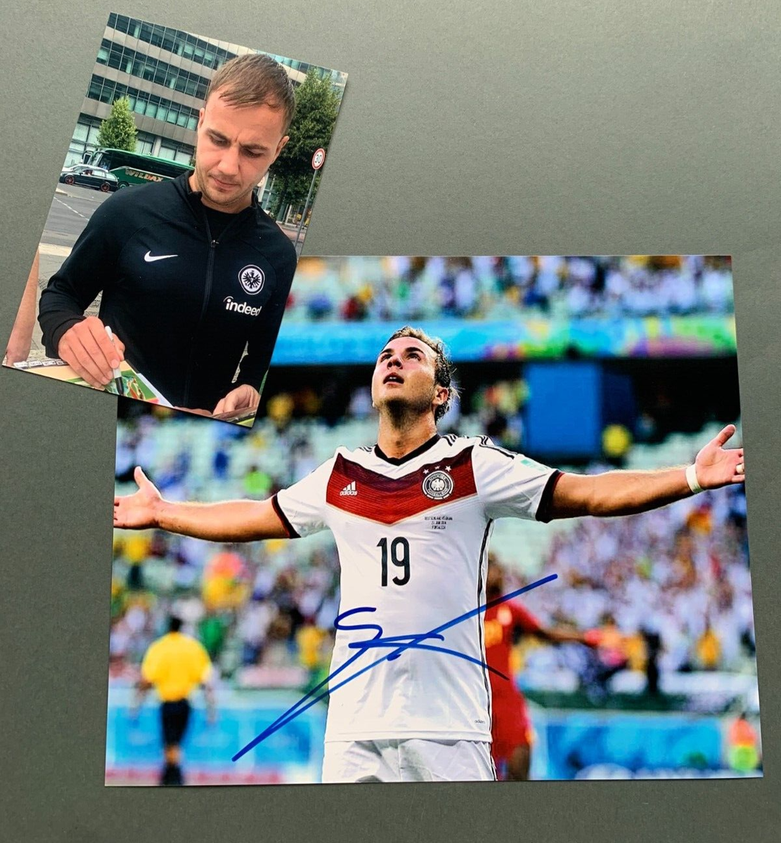MARIO GÖTZE German soccer World champion 2014 in-person signed