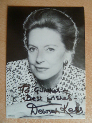 -aa- Deborah Kerr   2007 (USA), Filmschauspieler - Karte (mit Widmung)