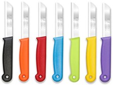 Gem&uuml;semesser Set 7 Teilig Obstmesser Solingen Sch&auml;lmesser K&uuml;chenmesser 15,5 cm