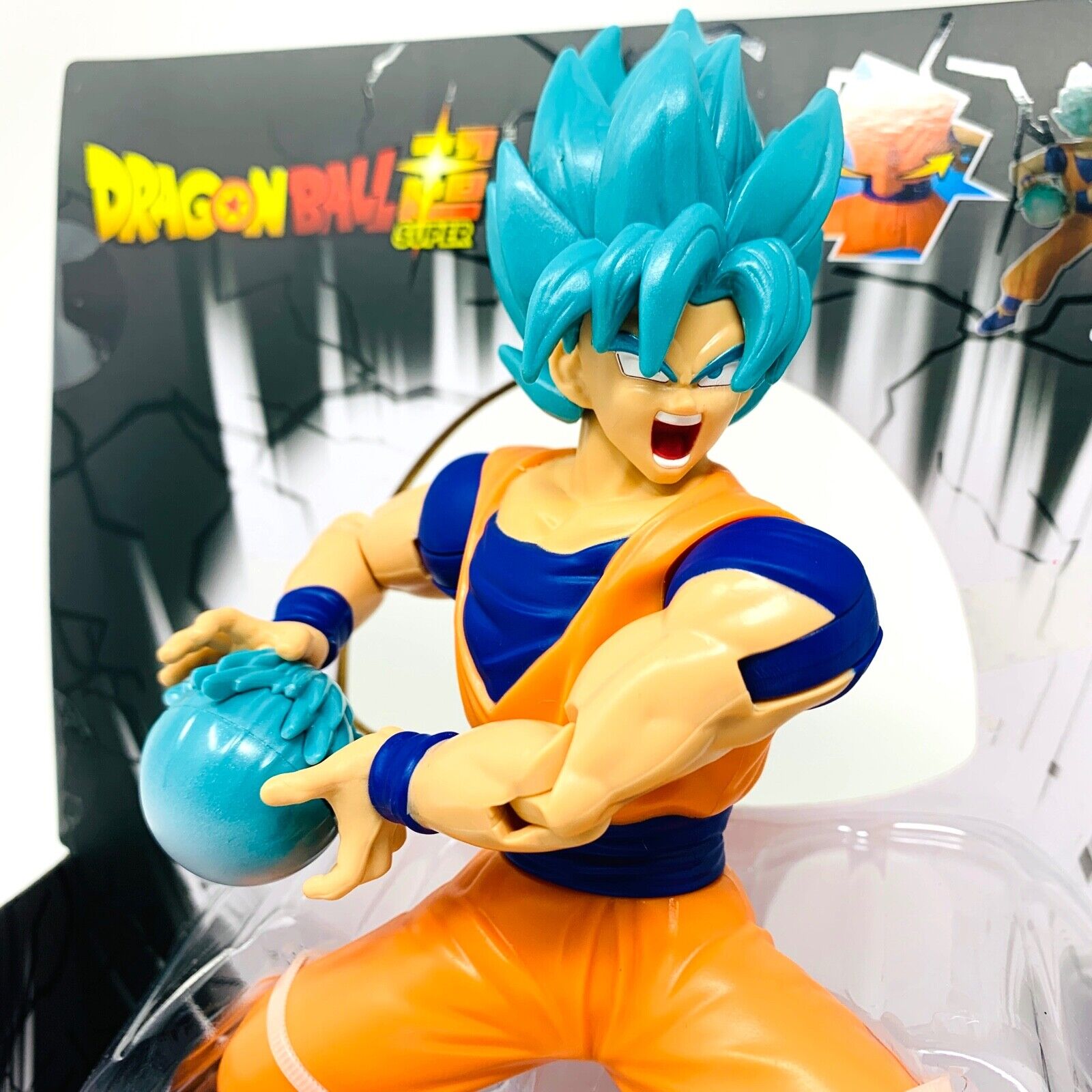 Action Figure Goku Super Sayajin Blue Big Size Original C Nf