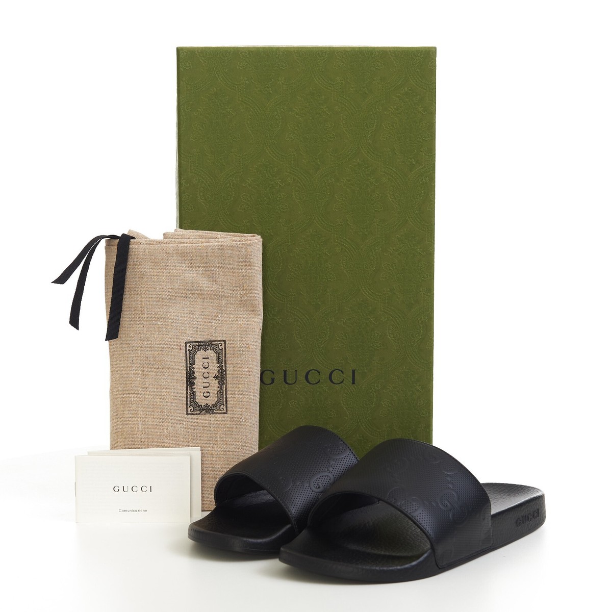GUCCI ミュール Gucci GG 90mm ビジュートリム ミュール | ブラック | FARFETCH JP