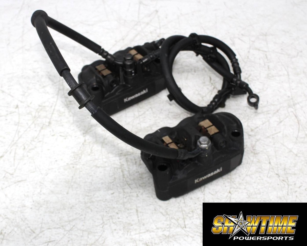 リン 2009-2012 Kawasaki Ninja ZX6R Left front brake caliper OEM
