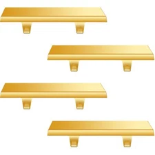 4 Pcs Christmas Stocking Holders Metal Stocking Hangers Mantle Stocking Hangi...