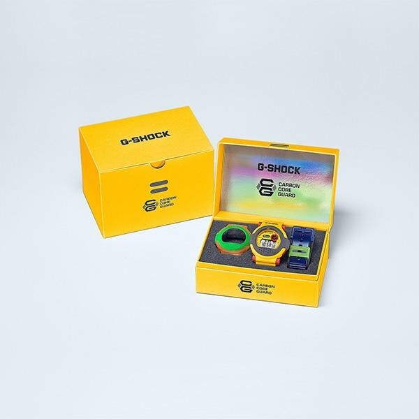 CASIO G-Shock G-B001MVE-9JR Watch Digital Double Bezel Yellow 2023