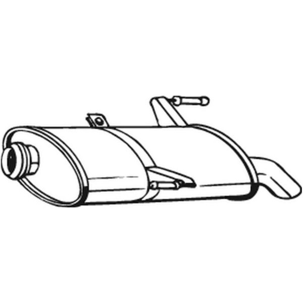 Bosal EndschalldäMpfer SchalldäMpfer Passend FüR Peugeot 206 SW 190-875-image