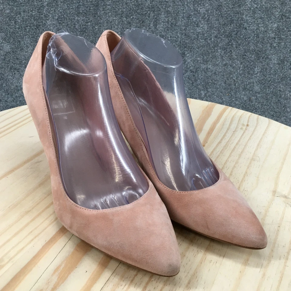 Zapatos GAP para mujer 10 zapatos sin cordones rosa gamuza punta informal tacón Foto 3 de 4