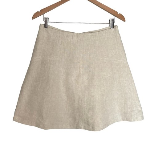 Ann Taylor Loft 100% Linen Flare Skirt - Picture 5 of 8