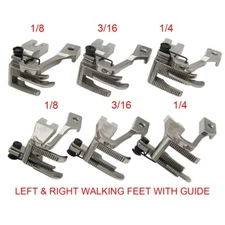 6SET LEFT&RIGHT WALKING FEET WITH GUIDE FOR BROTHER DB2-B797 B798 Mitsubishi+