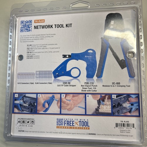 Jonard Tools® Network Tool Kit TK-RJ45 #P - Picture 2 of 2