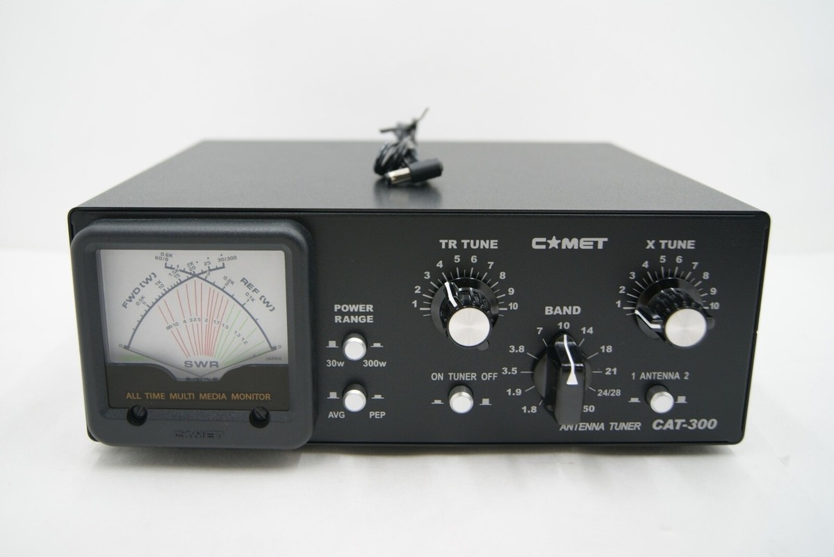 COMET CAT-300 Antenna Tuner 1.8-50MHz Max 200w Ham Radio