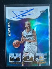 22/23 Panini Hoops San Antonio Spurs Tony Parker Hot Signatures Autograph Card