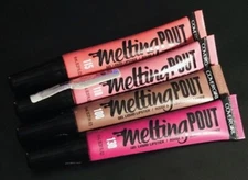 Lot of 4 New Assorted COVERGIRL Melting Pout Gel Liquid Lipsticks ~ .27 fl oz