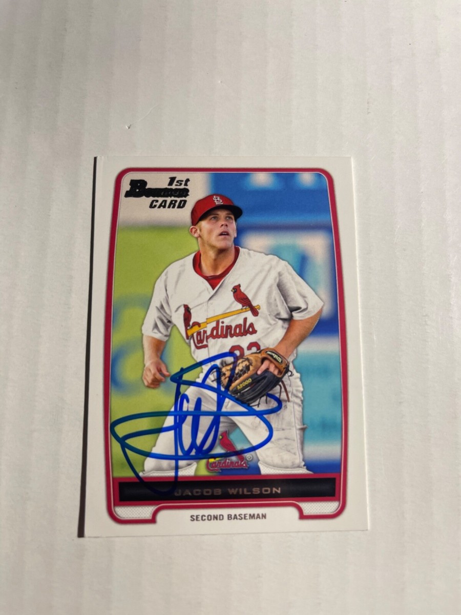 St Louis Cardinals JACOB WILSON Signed Card | eBay