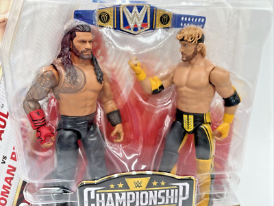 WWE Basic Figure 2 Pack Battle Pack – Kane E Roman Reigns, Action Figure Ufficiali Con Accessori - 4