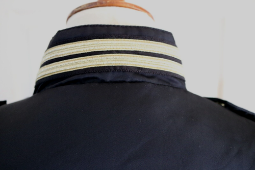 Juicy Couture Military Style Jacket Gold Braid Trim Zip & Snap Closure sz SM - Picture 10 of 14