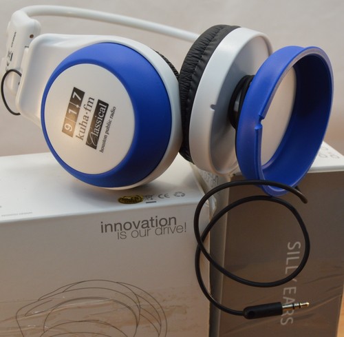 Cuffie Silly Ears cablate spina 3,5 mm kuha-fm stazione radio promozionale - Foto 2 di 5