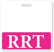 RRT Badge Buddy - Horizontal - ID Card Buddies Registered Respiratory Therapists