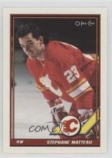 1991-92 O-Pee-Chee Stephane Matteau #383 q7c