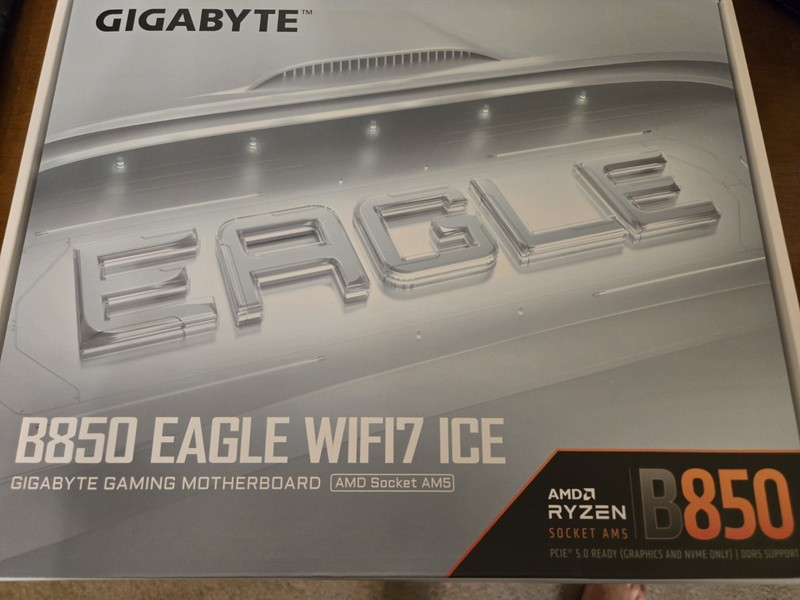 BRAND NEW Gigabyte B850 Eagle WIFI7 Ice Motherboard