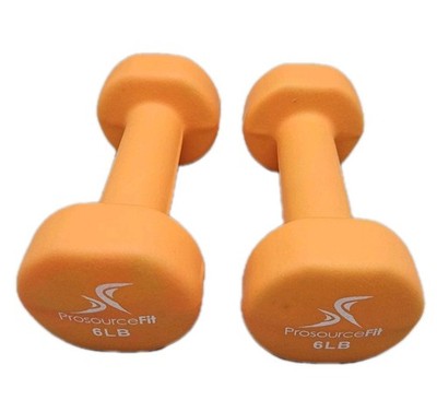 ProsourceFit Neopren Kurzhanteln Set 2x 2,7kg Fitness Hanteln rutschfester Griff
